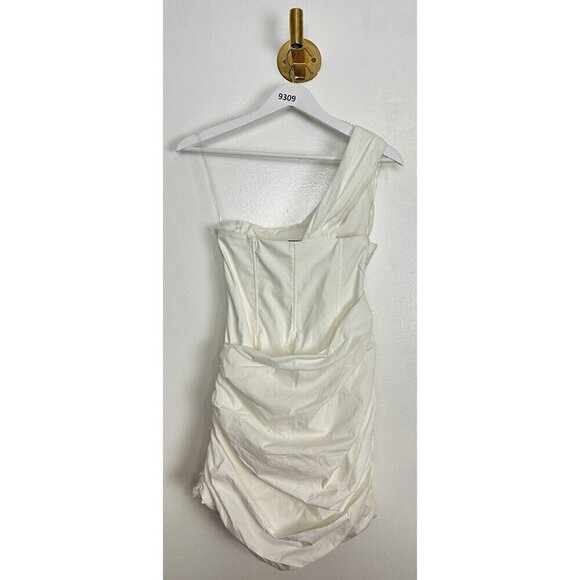HOUSE OF CB Clementine Cut Out Mini Dress in White Size Small - Picture 12 of 16